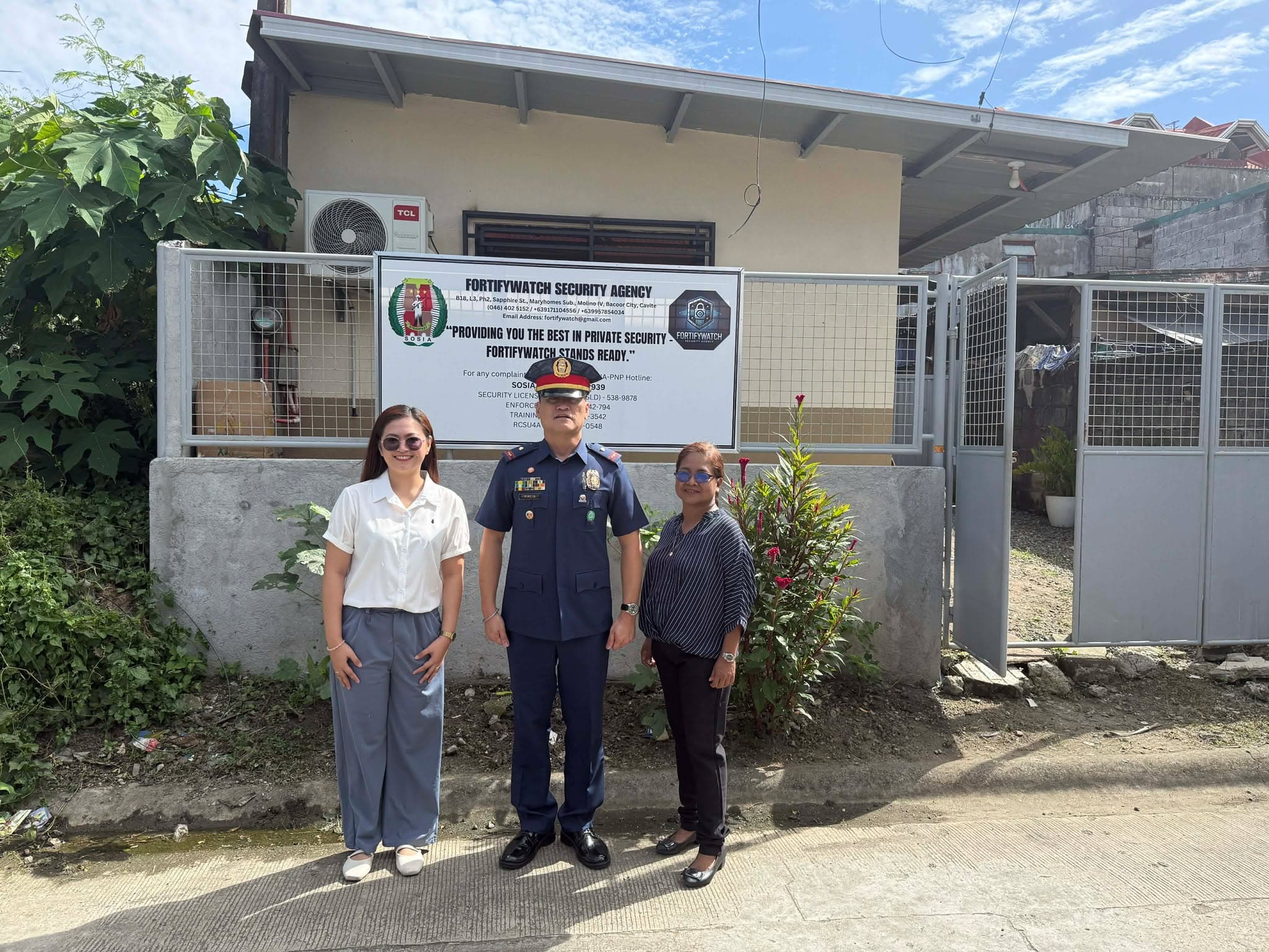 FortifyWatch Security Agency office and personnel